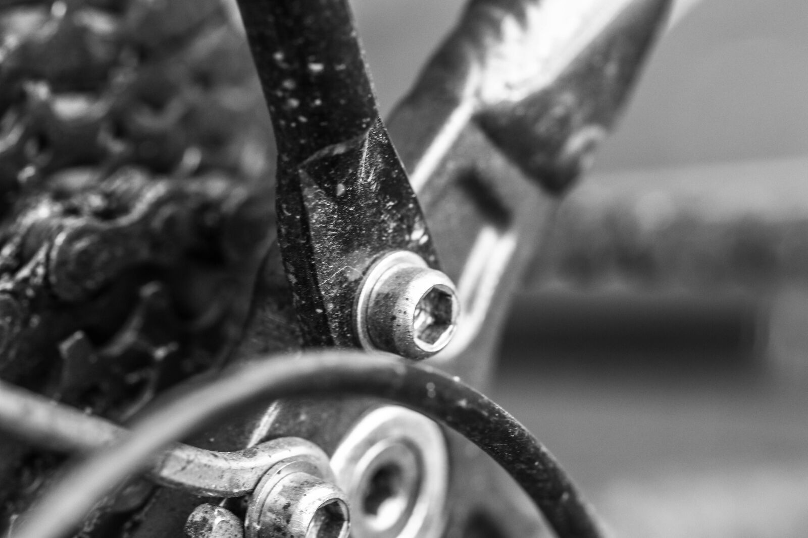 Canon EOS 7D Mark II sample photo. Bike, part, detail photography