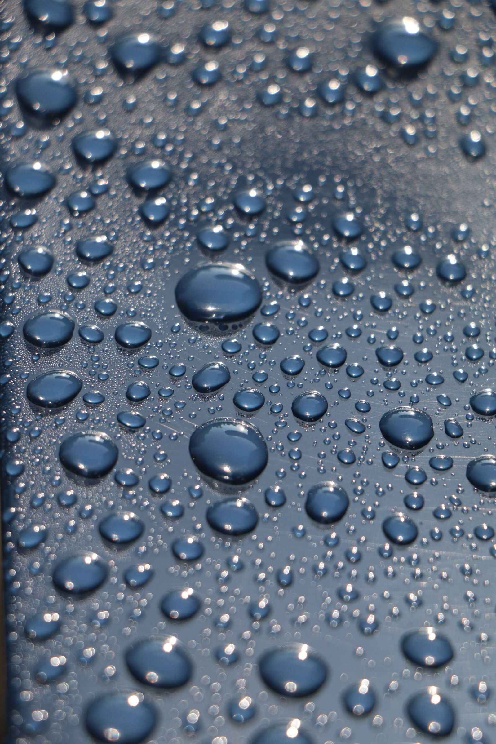Canon EOS 70D sample photo. Drip, blue, water photography