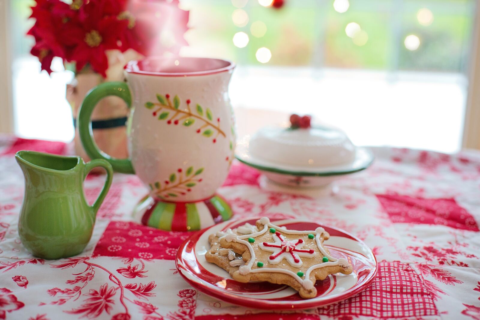 Canon EF 50mm F1.4 USM sample photo. Christmas, cookies, hot chocolate photography