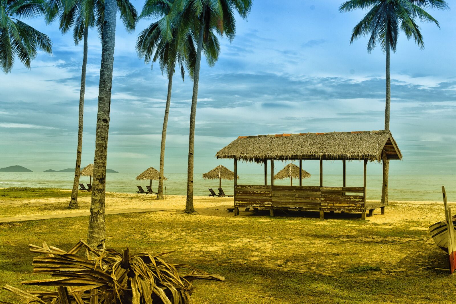 Nikon D5500 sample photo. Hut, beach, summer photography