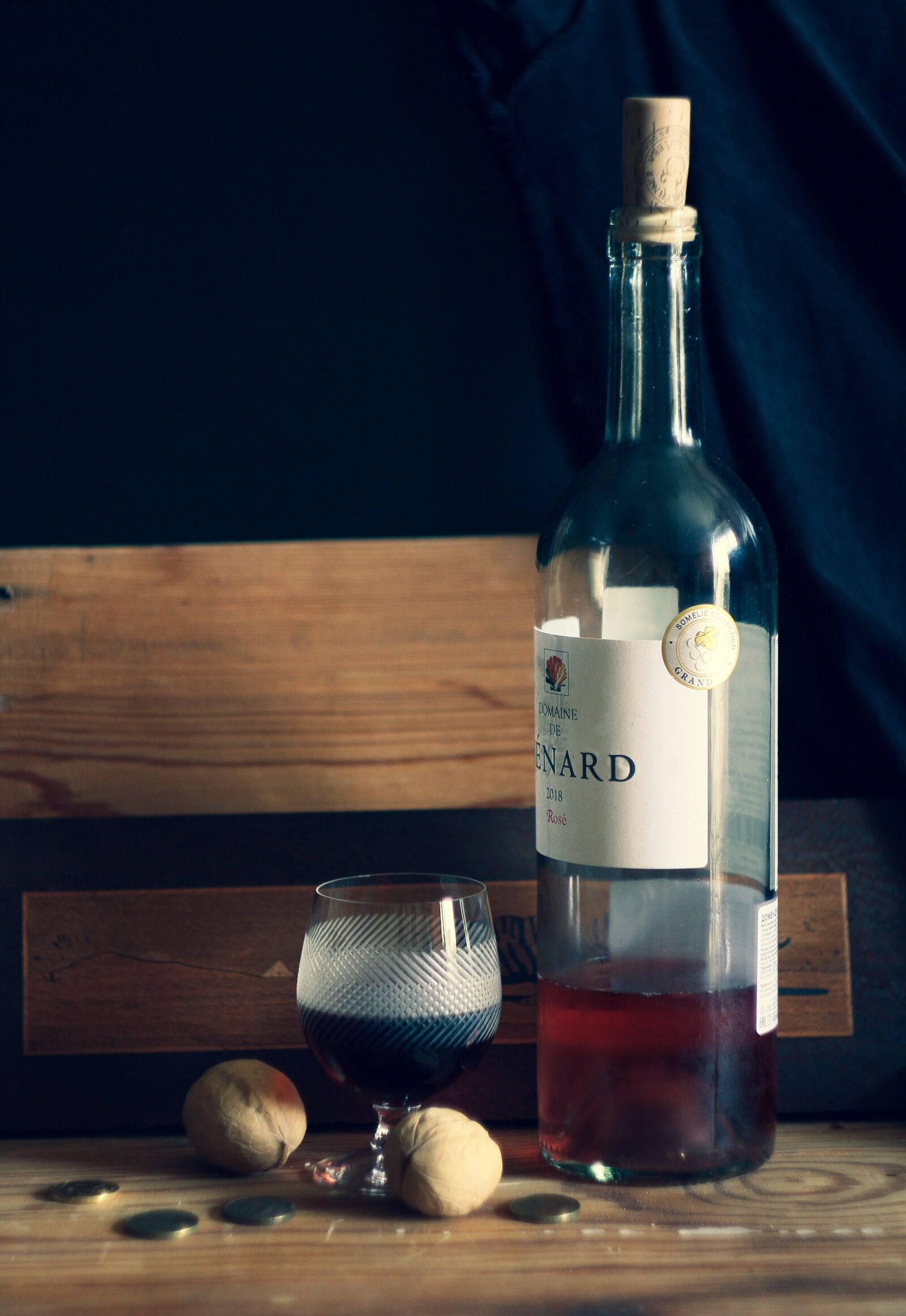 Canon EOS 7D sample photo. Bottle, wine, nuts photography