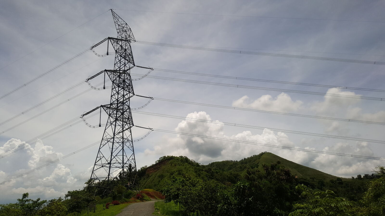 Samsung Galaxy Note5 sample photo. Countryside, power, lines photography