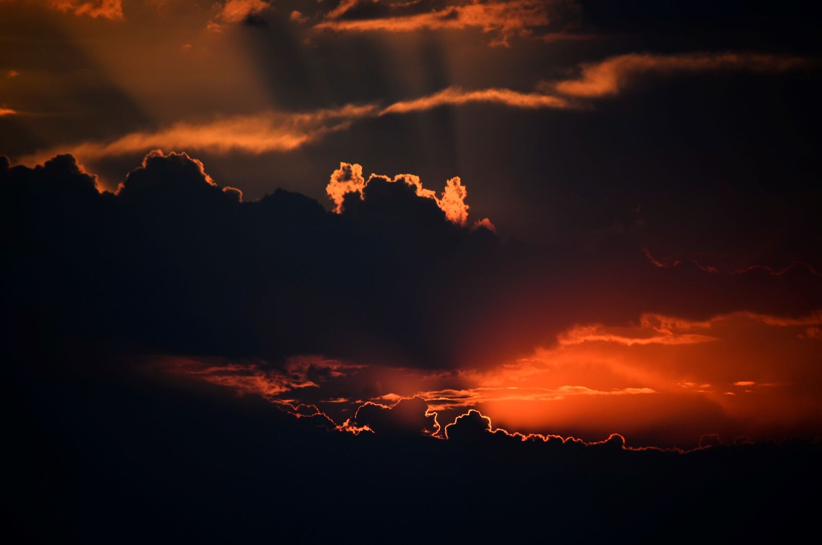 Nikon D7000 sample photo. Clouds, the sun, west photography