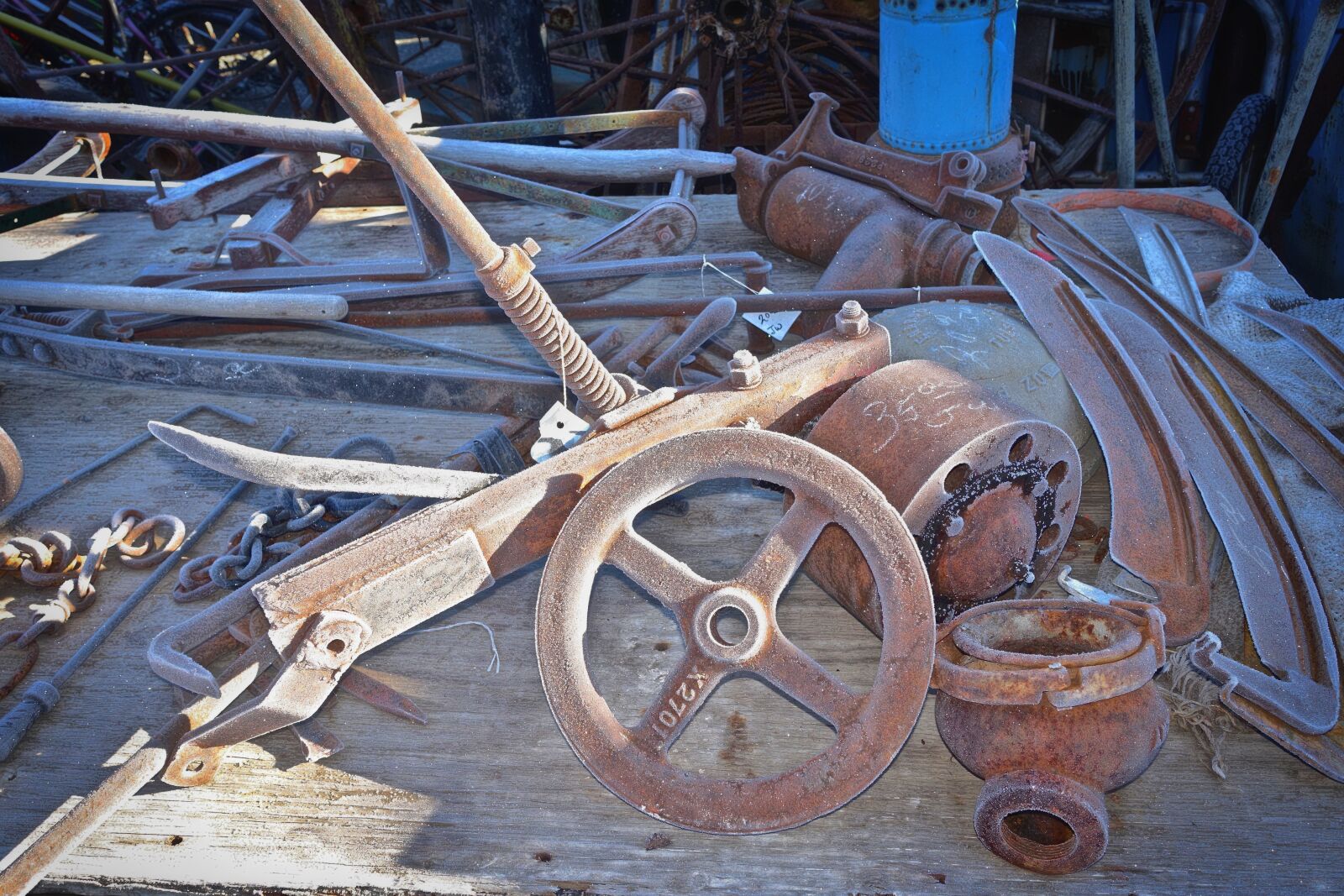 Sony Cyber-shot DSC-RX100 III sample photo. Wheel, vintage, metal photography