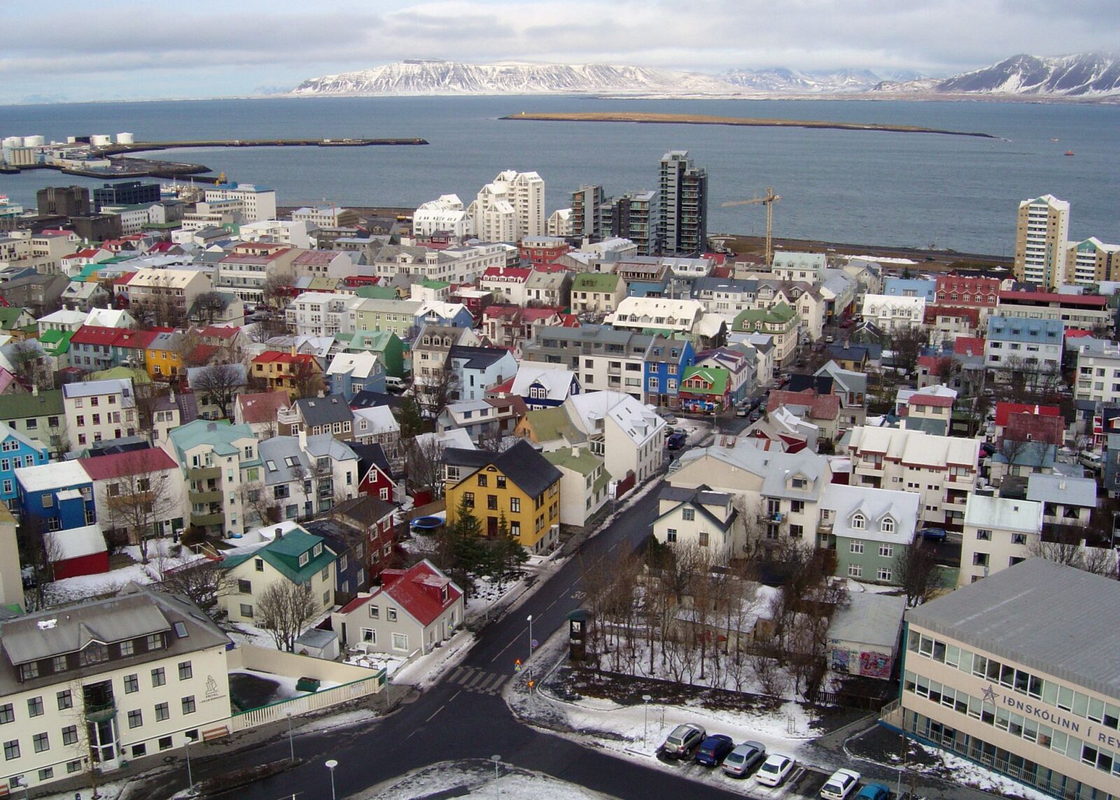 Sony DSC-P92 sample photo. Reykjavik, city, iceland photography