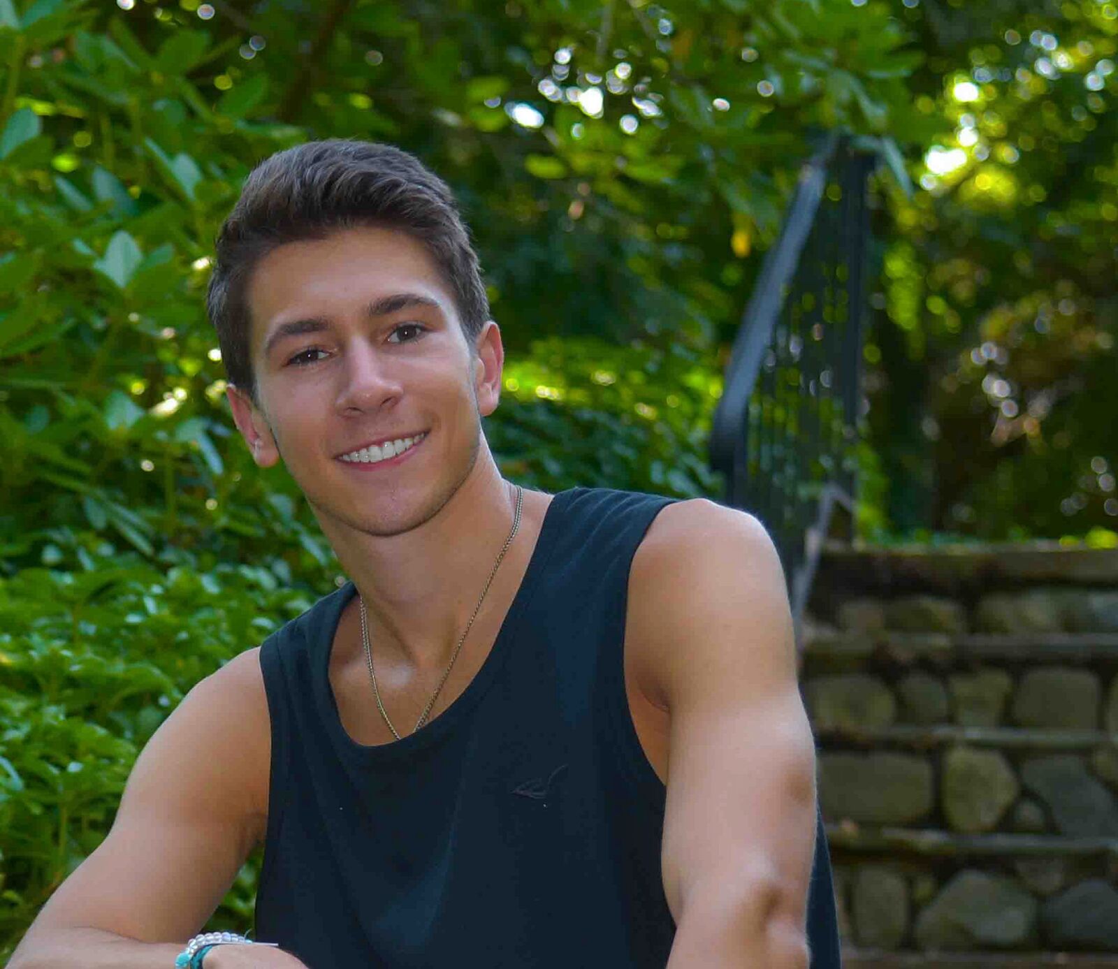 Nikon D750 sample photo. Young man, smile, summer photography