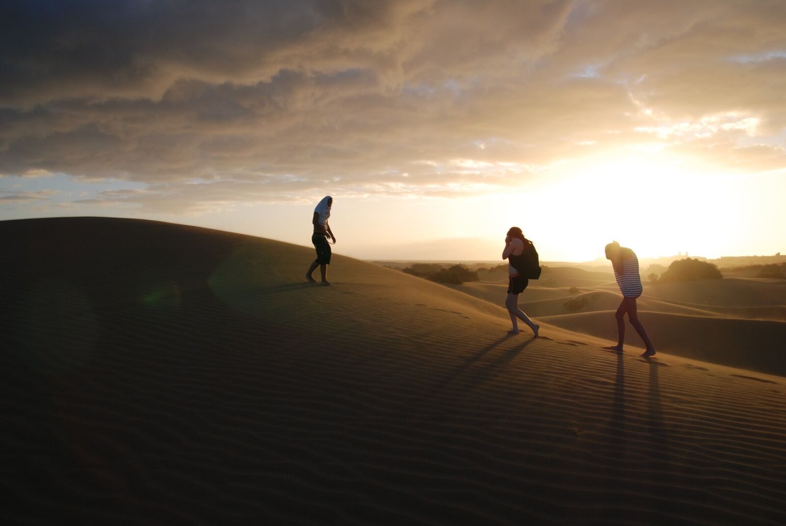 Nikon D80 sample photo. Desert, sandstorm, dunes photography