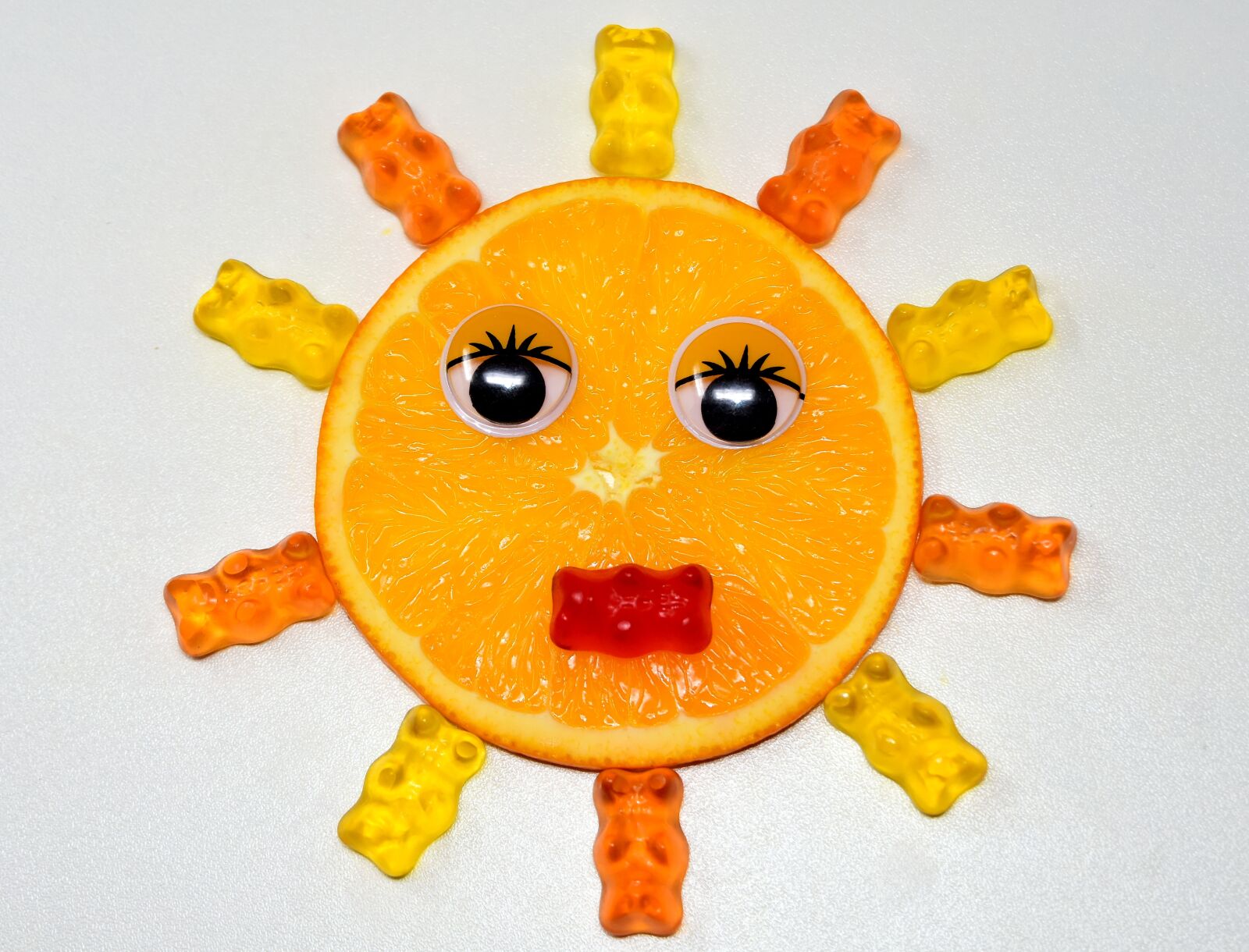 Nikon D7200 sample photo. Orange, disc, sun photography