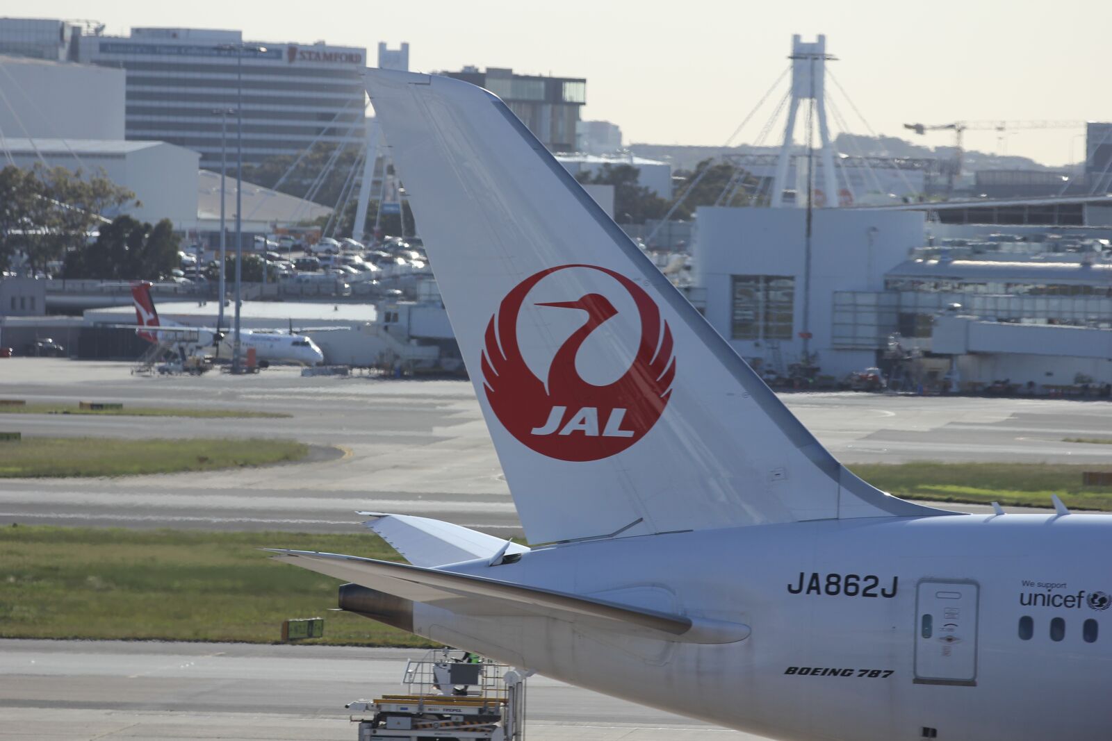 Canon EOS 60D + Canon EF 70-200mm F2.8L IS II USM sample photo. Japan airlines, decals, nikko photography