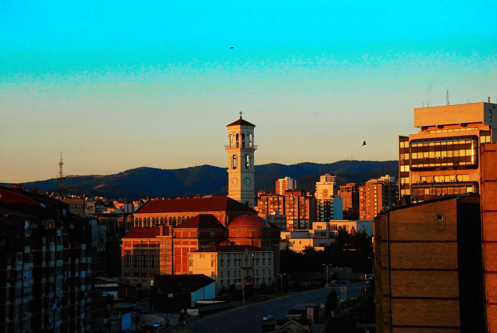 Nikon D200 sample photo. Church, city, landscape photography