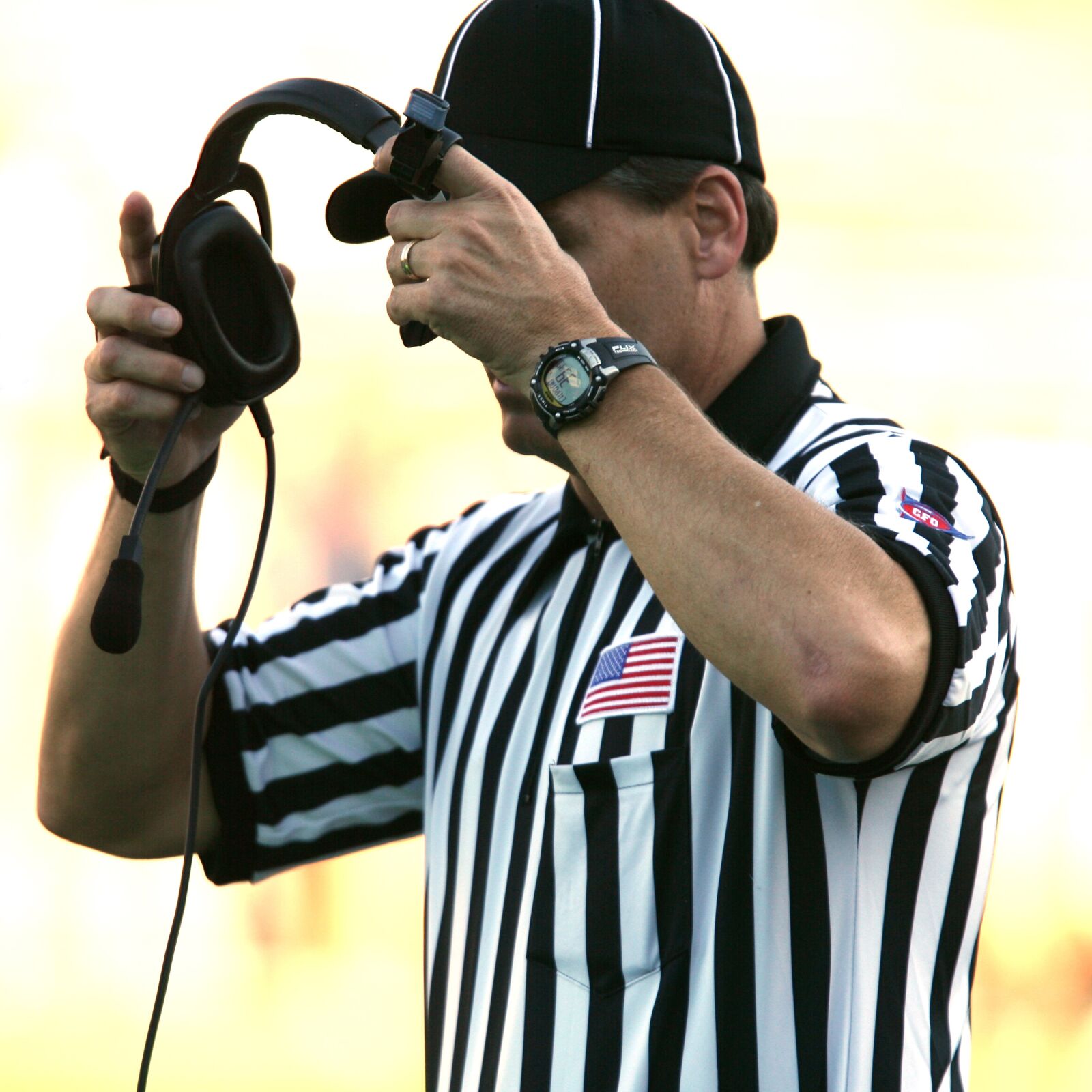 Canon EOS-1D Mark II N sample photo. Football, american football referee photography