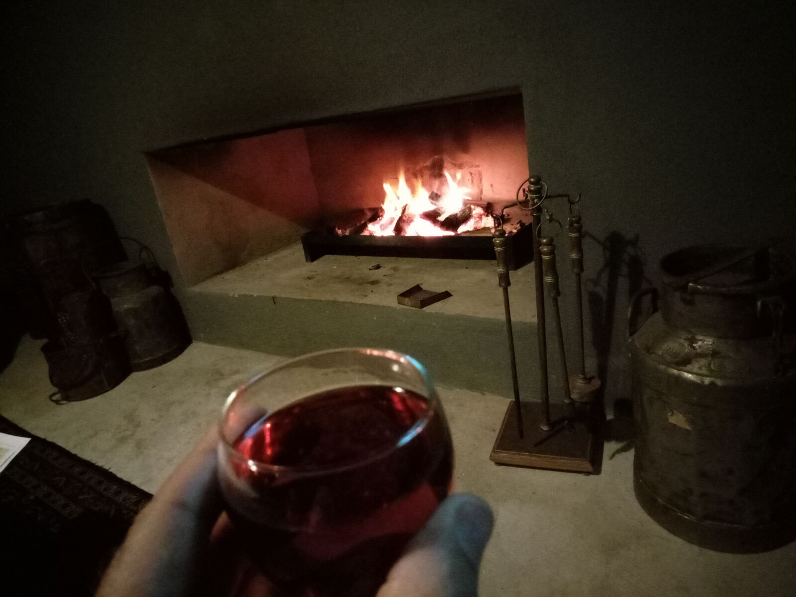 Meizu PRO 6 sample photo. Cosy, fireplace, red, wine photography