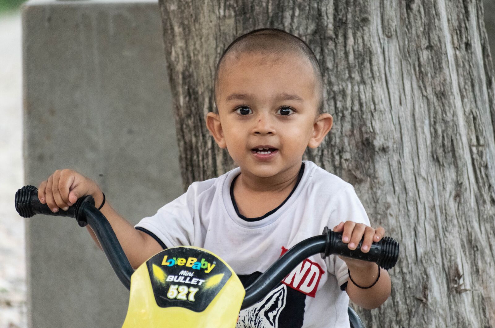 Nikon D3300 sample photo. Cute, baby boy, bicycle photography