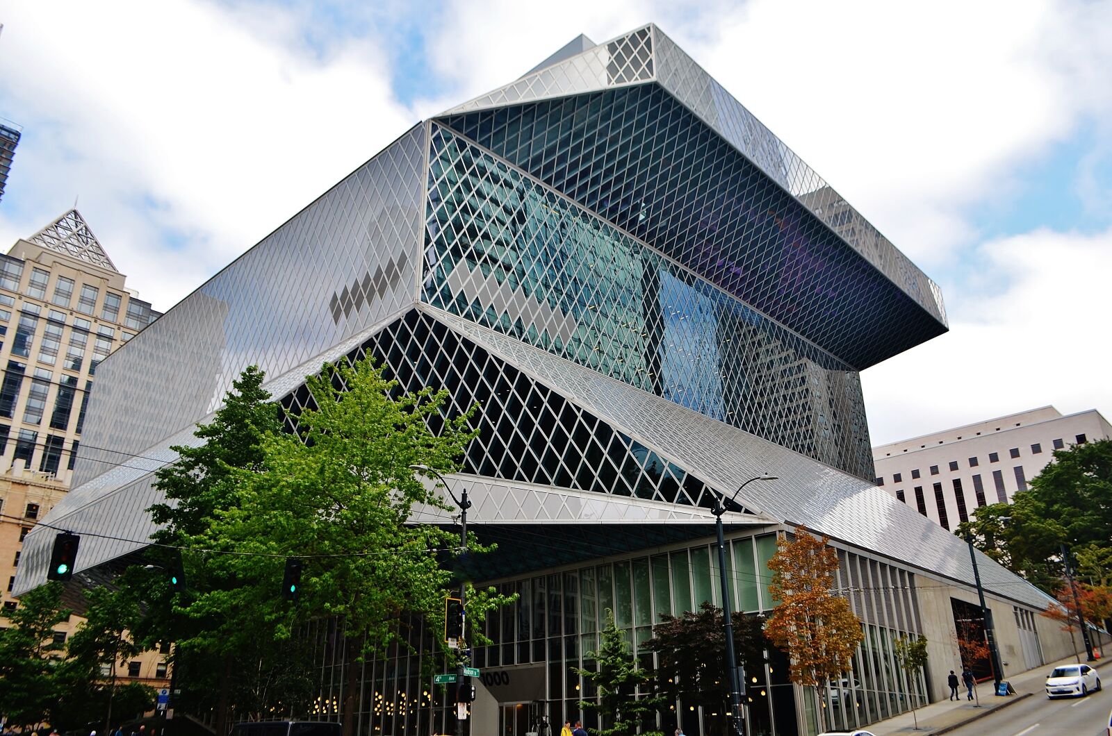 Nikon D5100 sample photo. Seattle, seattle central library photography
