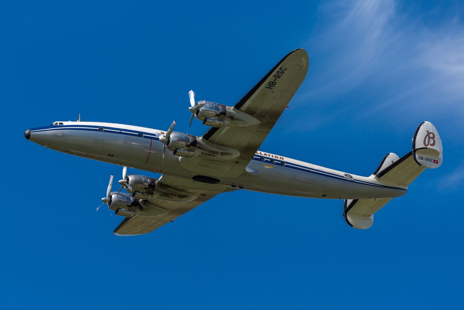 Canon EF 100-400mm F4.5-5.6L IS USM sample photo. Lockheed, super constellation, conny photography