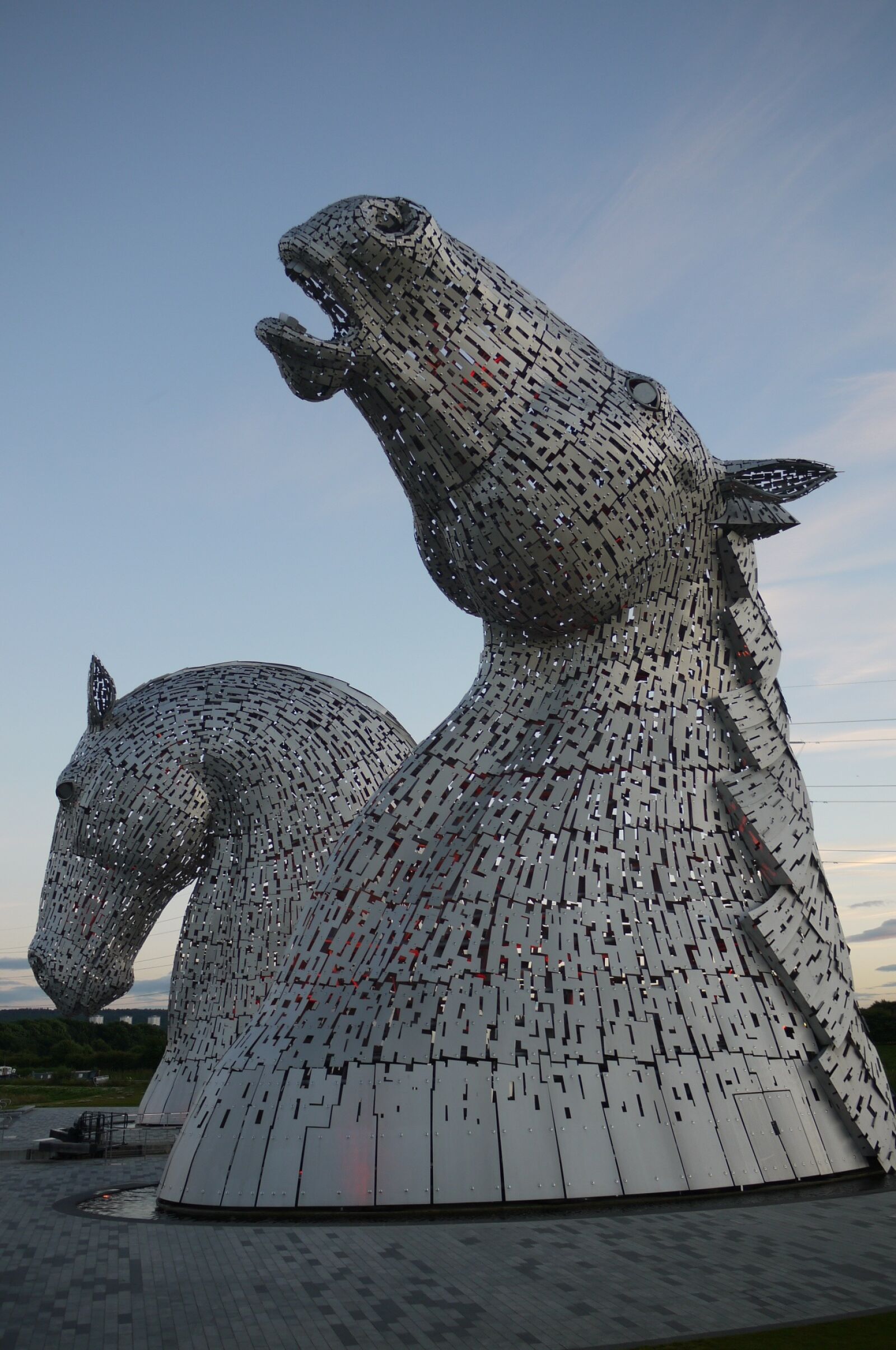 Panasonic Lumix DMC-GF1 sample photo. Horse head, kelpies scotland photography