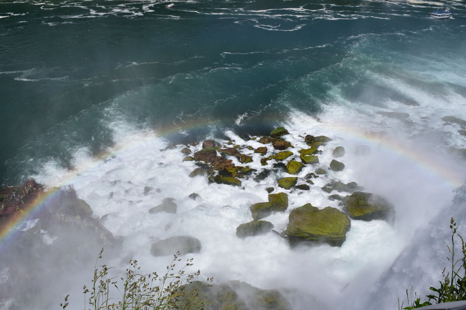 Nikon D3300 sample photo. Rainbow, american falls, niagara photography