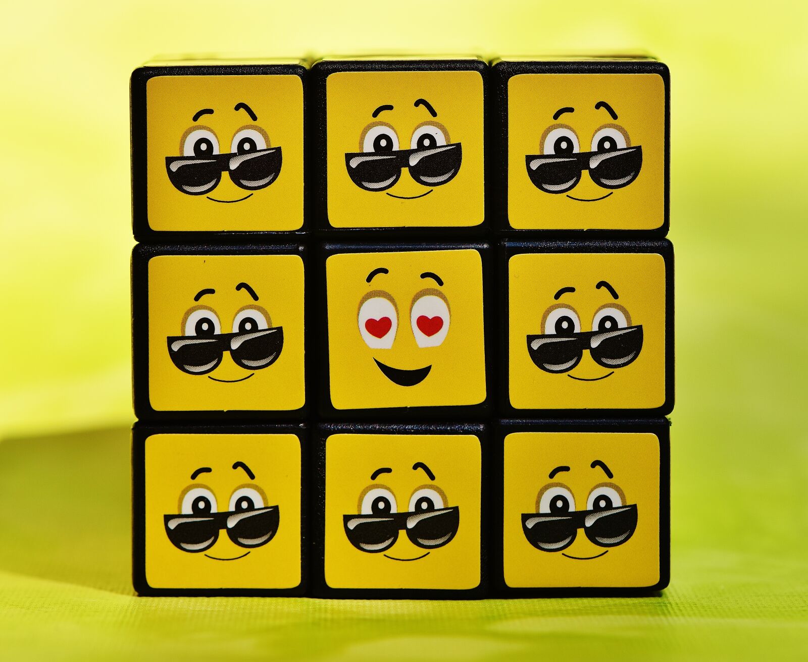 Nikon D7200 sample photo. Cube, smilies, cool photography