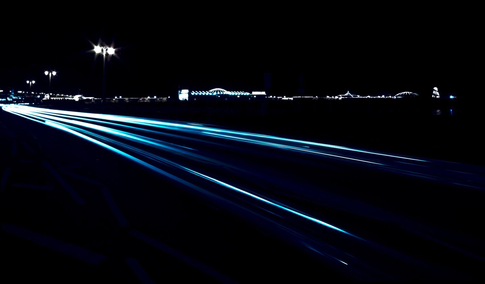 Nikon D70 sample photo. Brighton pier at night photography