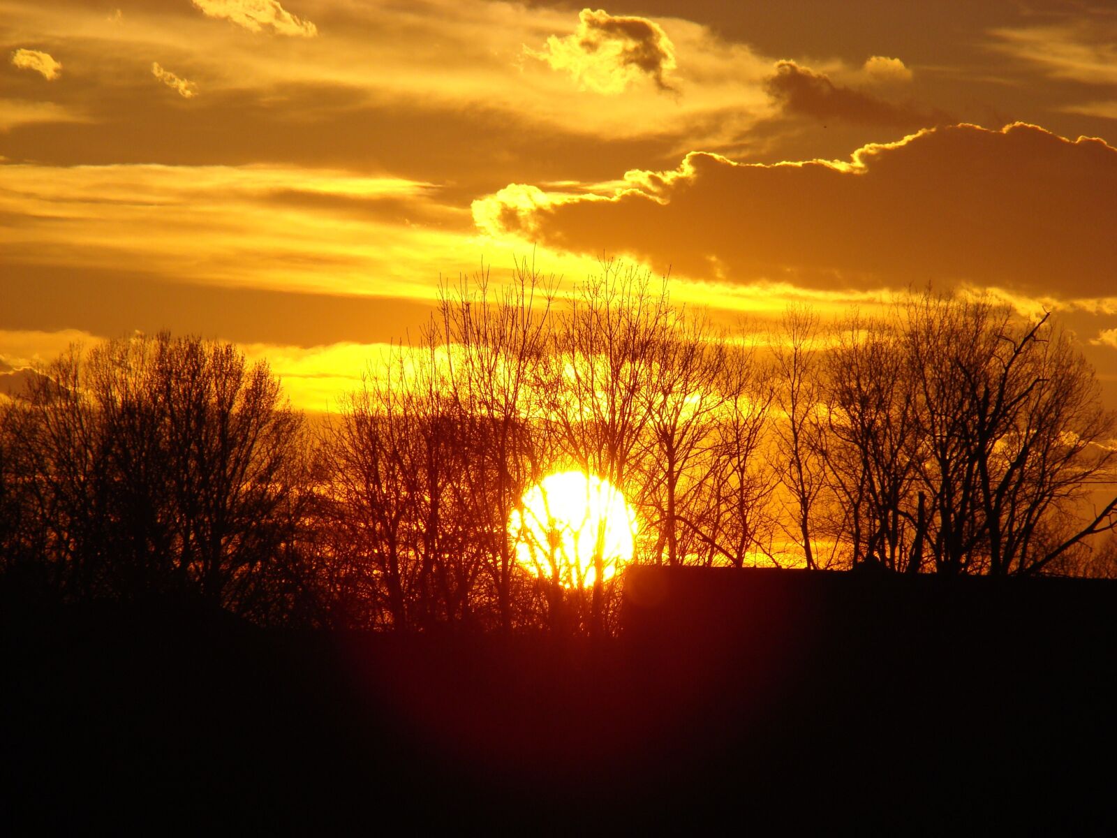 Sony DSC-H9 sample photo. Sunset, sun, nature photography