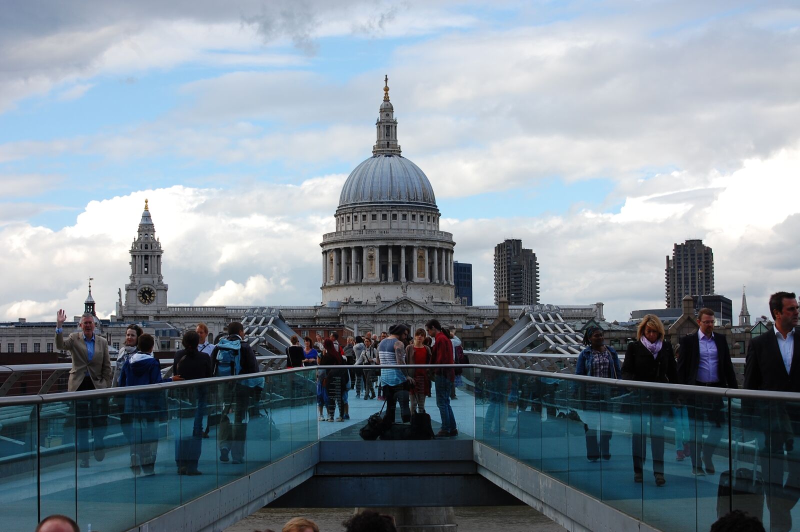 Nikon D40 sample photo. London, bridges, millennium bridge photography