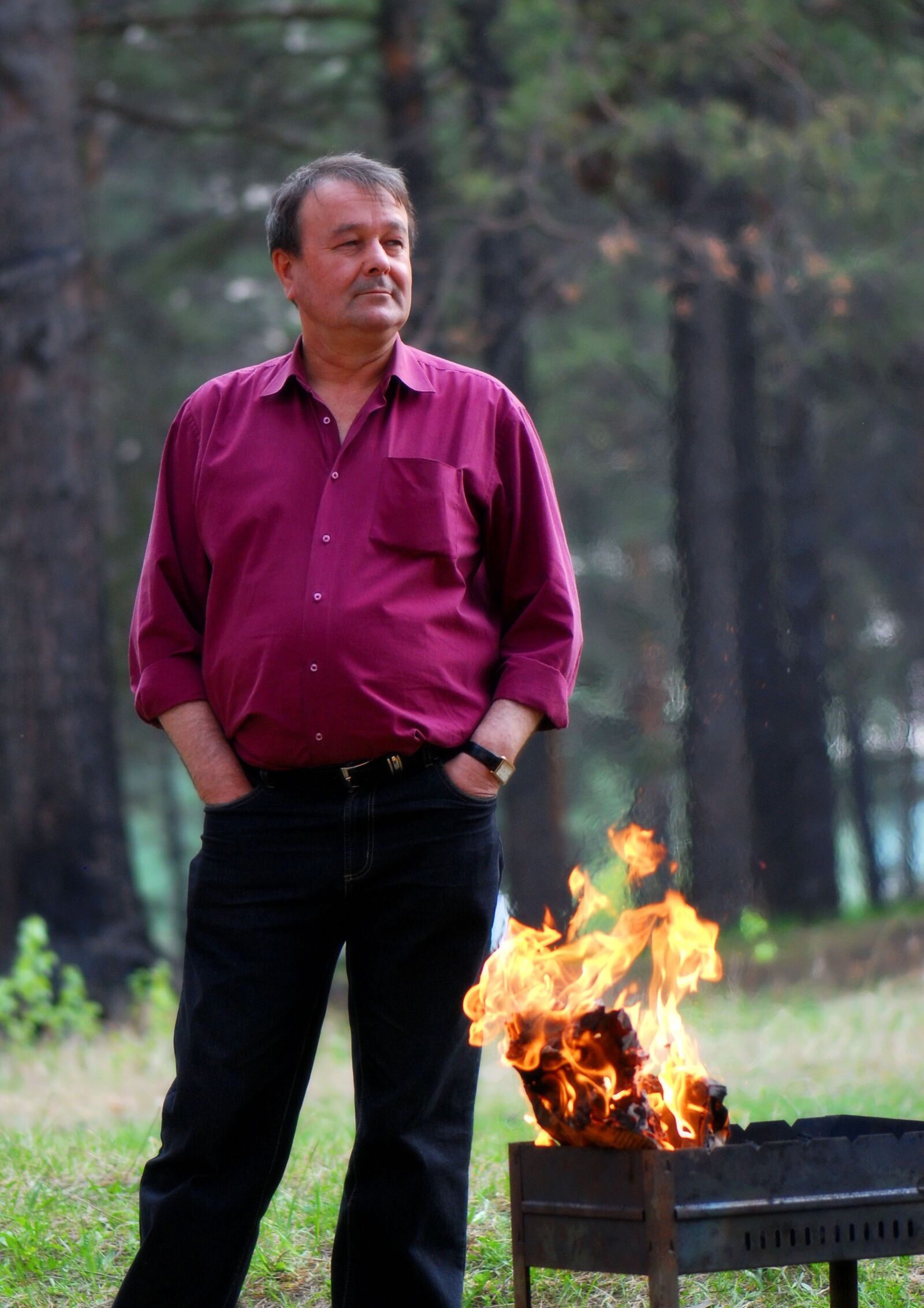 Nikon D80 sample photo. Koster, vacation, shish kebab photography