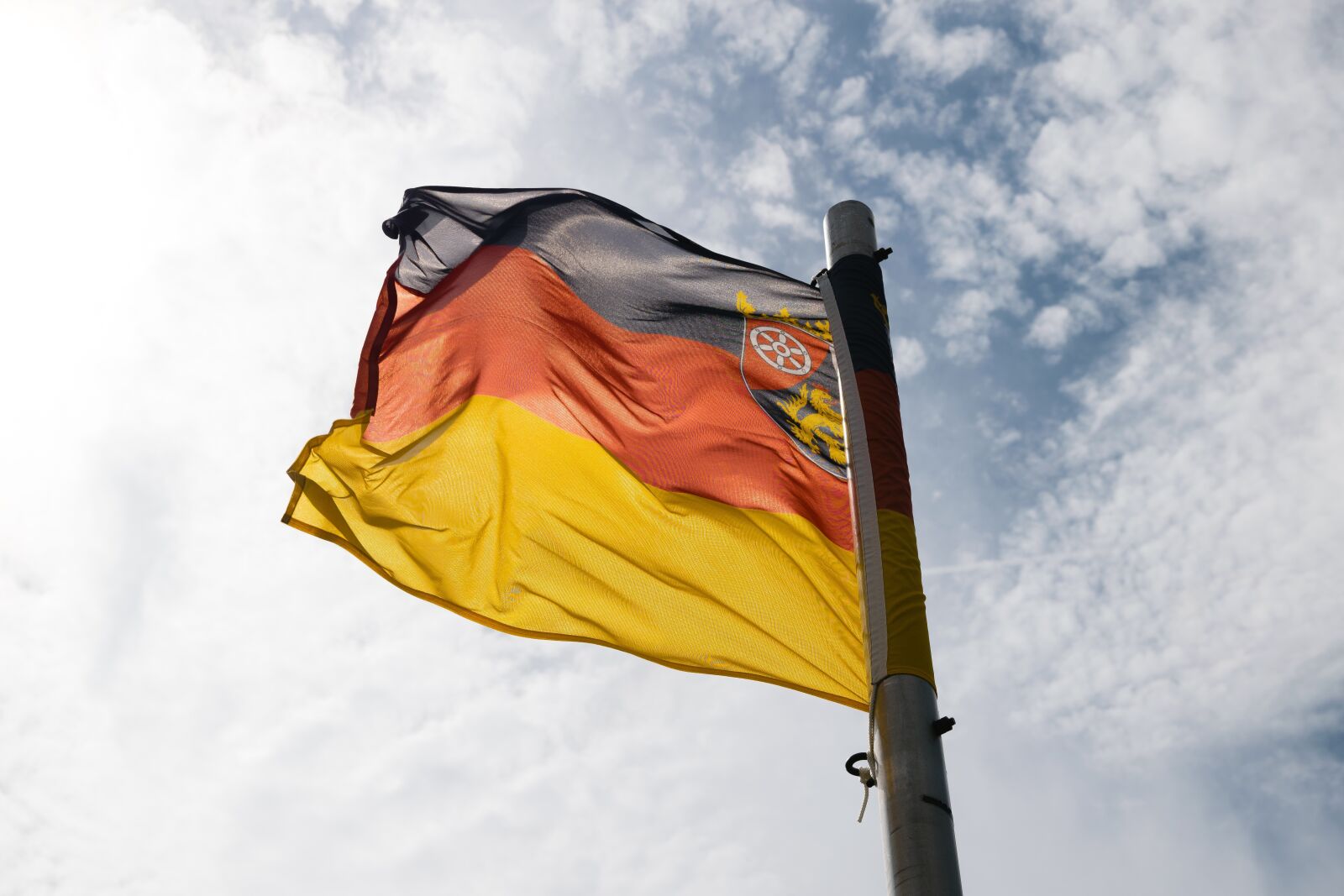 Nikon D3300 sample photo. Flag, germany, sky photography