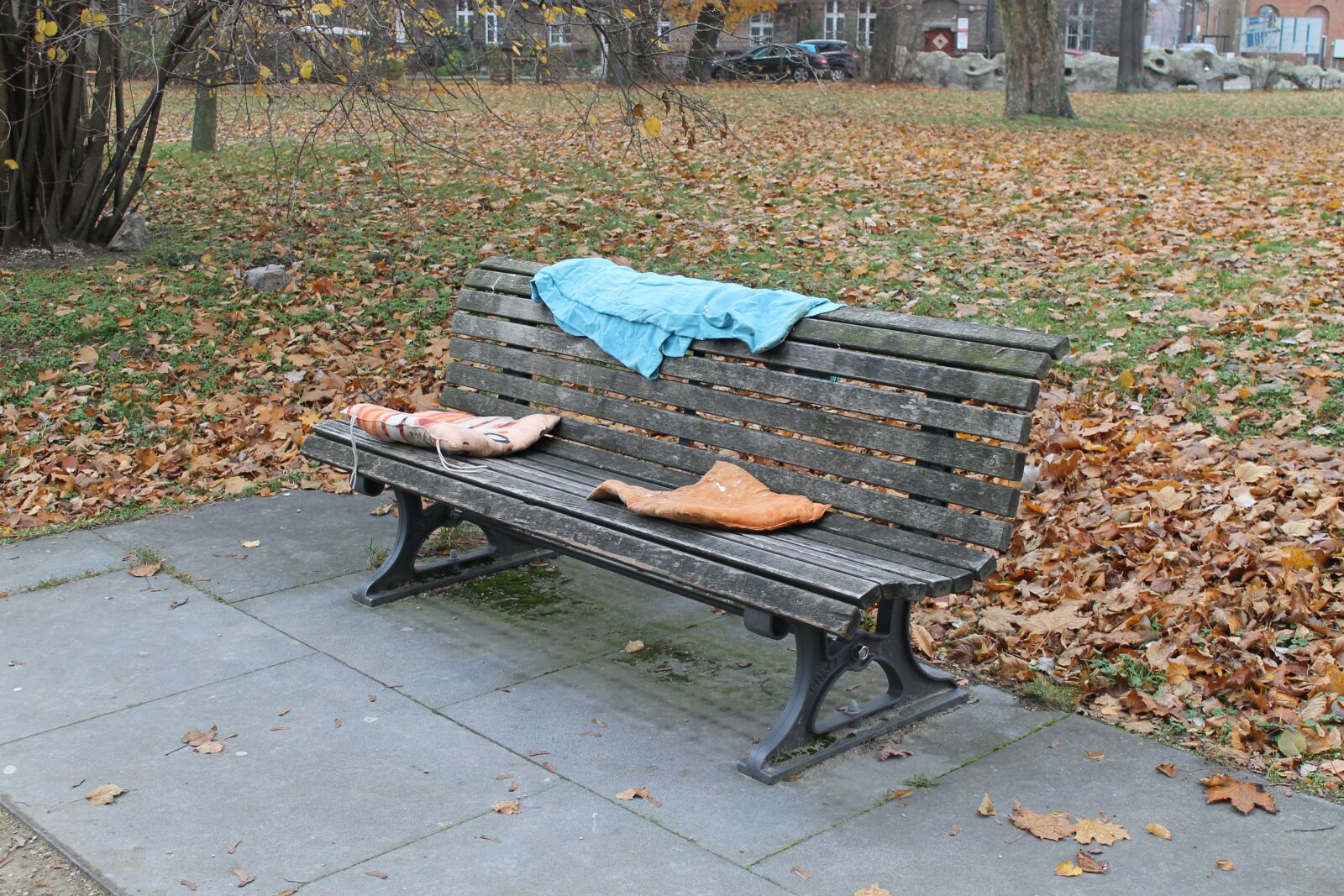 Canon EOS 1100D (EOS Rebel T3 / EOS Kiss X50) sample photo. Bank, garbage, garbage can photography