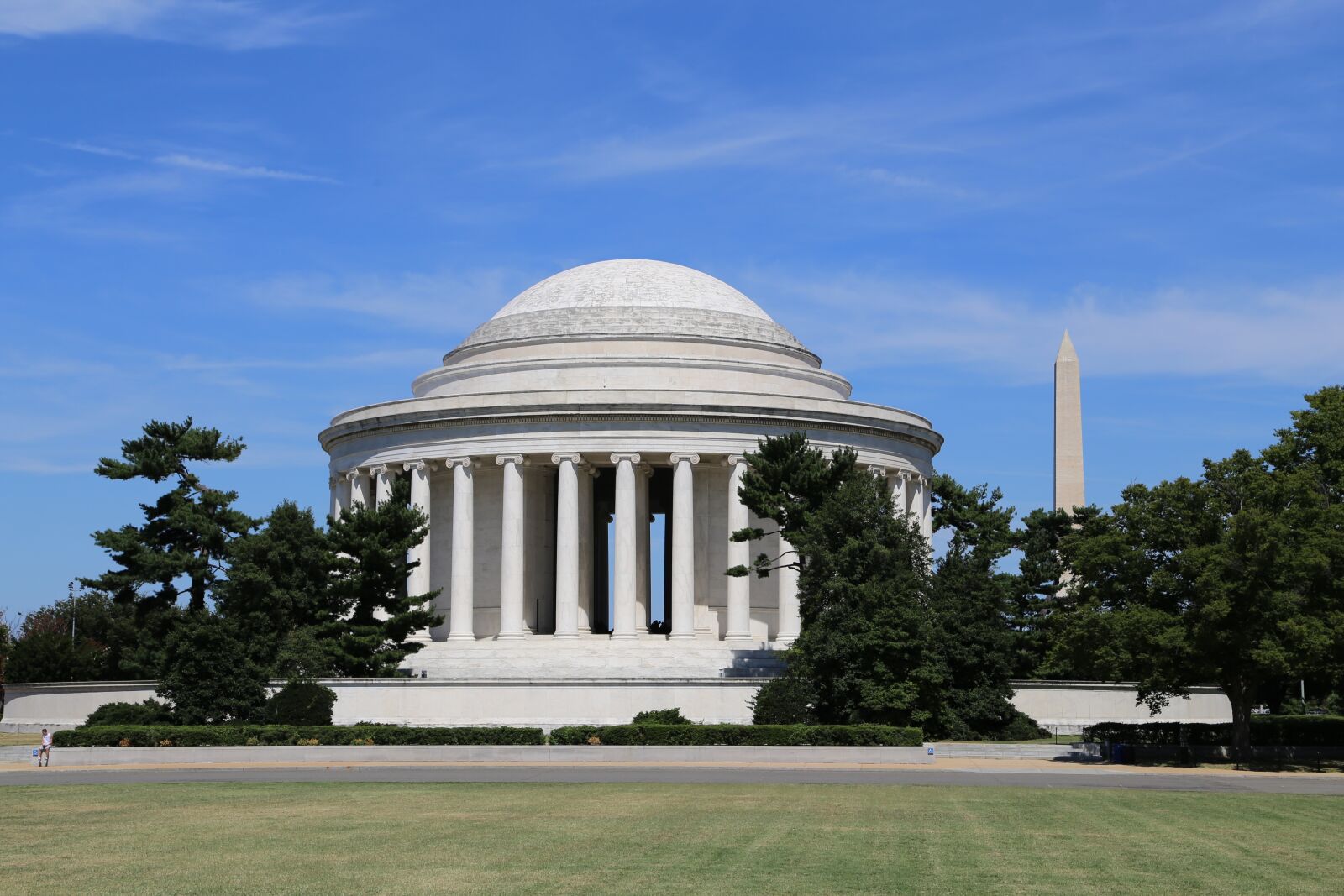 Canon EOS 6D + Canon EF 24-105mm F4L IS USM sample photo. Thomas jefferson memorial, monument photography