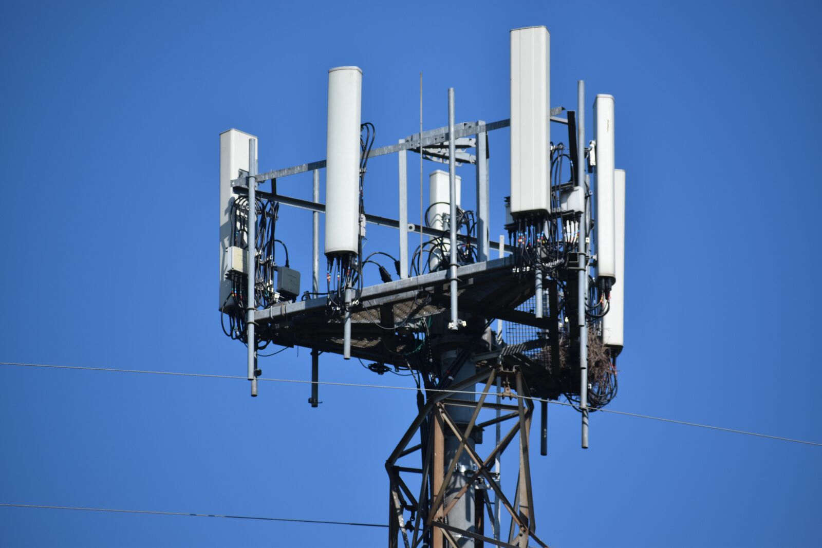 Nikon D3500 sample photo. Cell tower, 5g, signal photography