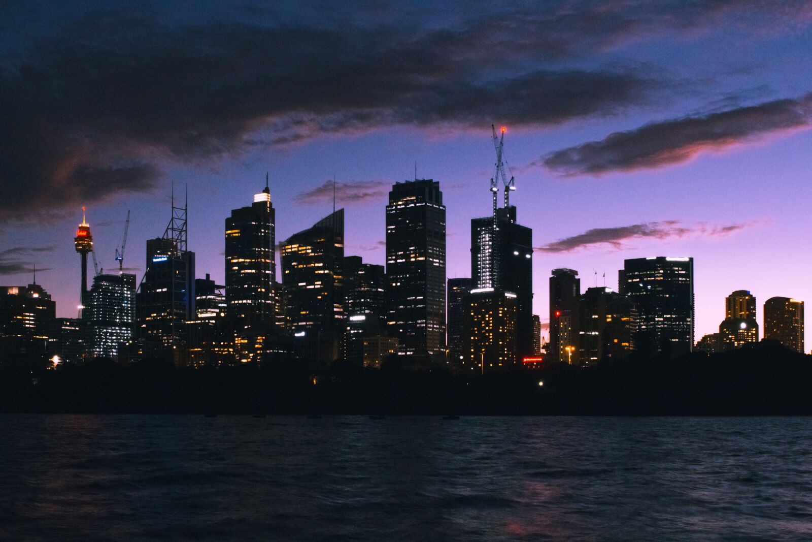 Canon EOS 700D (EOS Rebel T5i / EOS Kiss X7i) sample photo. Sydney, city, purple photography