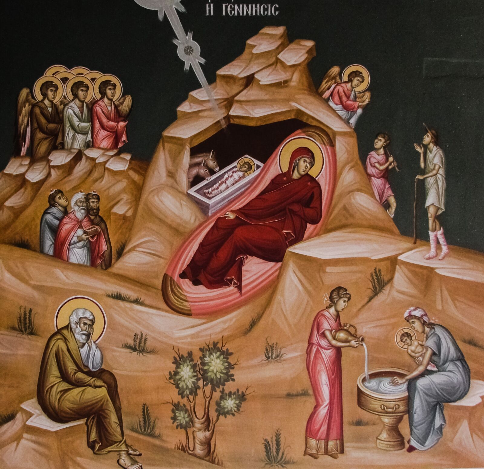 Canon PowerShot SX400 IS sample photo. Nativity scene, the birth photography