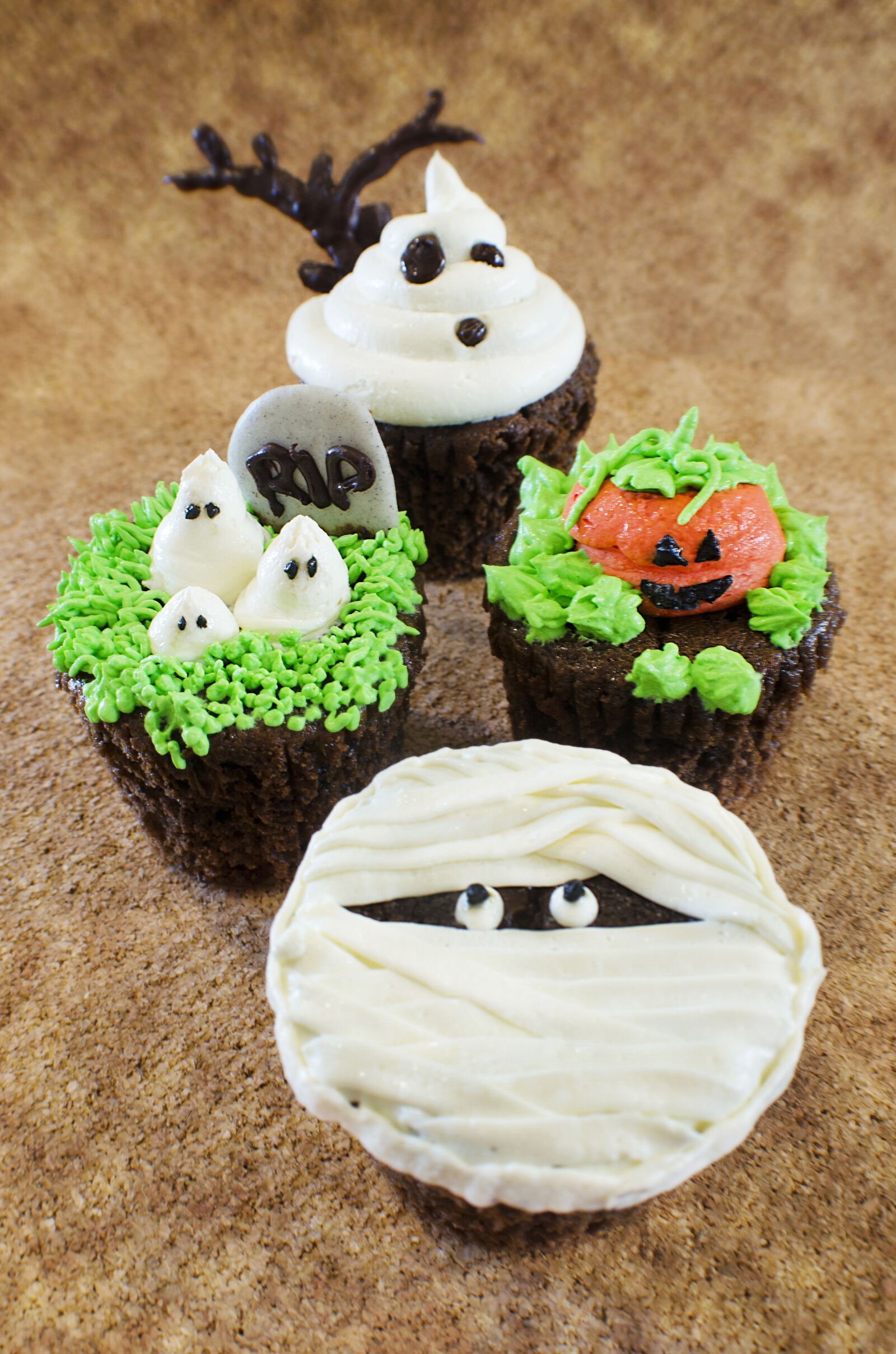 Nikon D5100 sample photo. Calabaza, chocolate, cupcake, decoracion photography