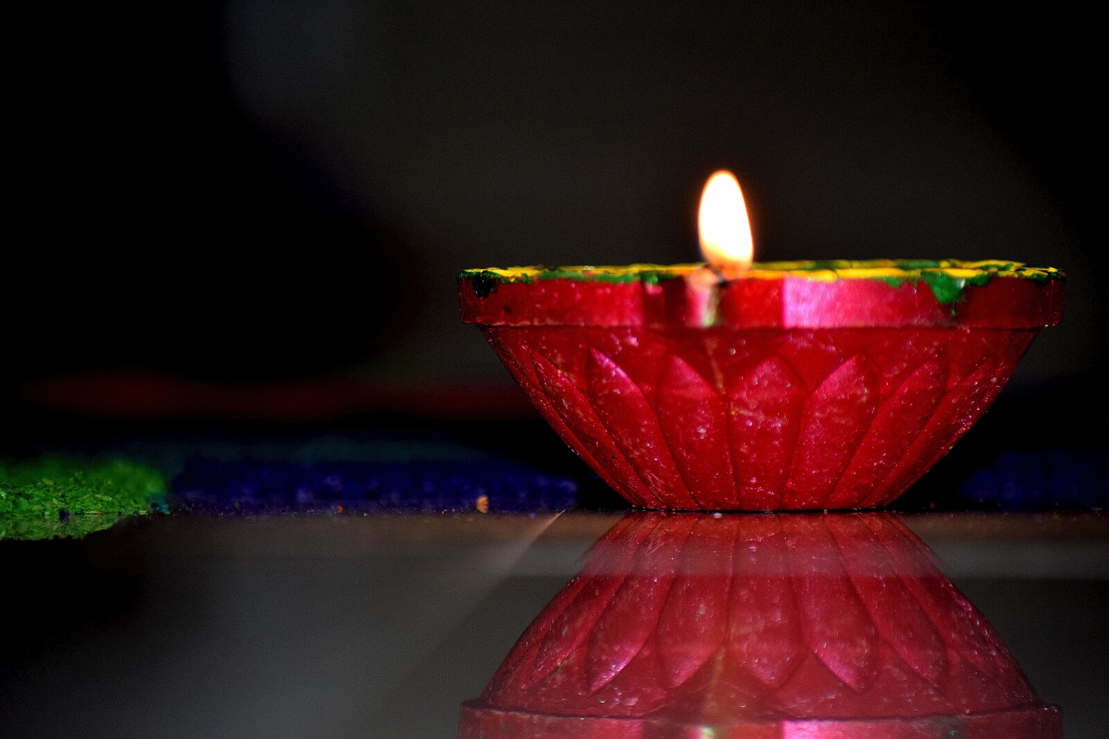 Nikon D3300 sample photo. Diya, diwali, hinduism photography