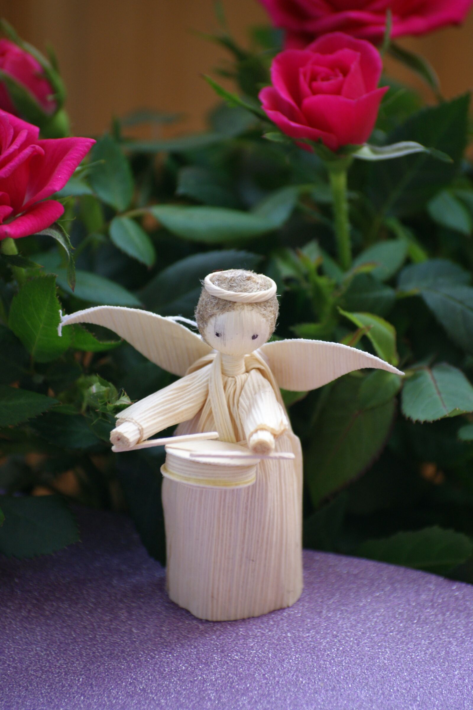 Sony Alpha DSLR-A350 sample photo. Angel, flowers, cute photography