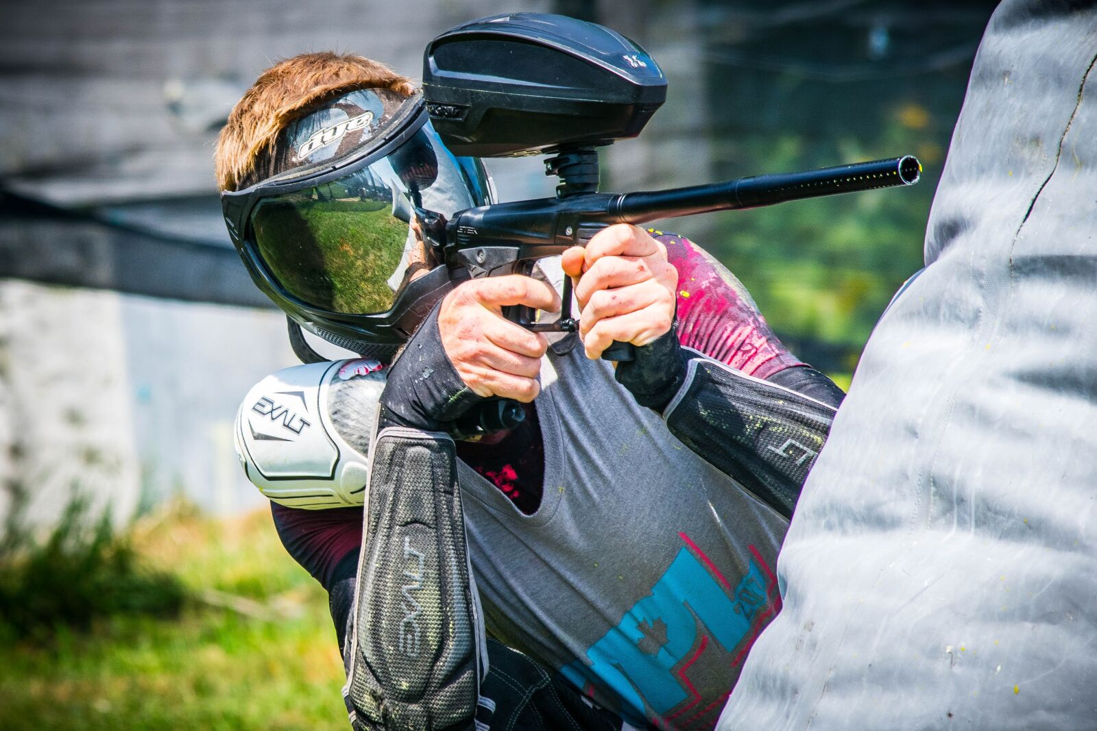 Nikon D3400 sample photo. Paintball, shooting, player photography