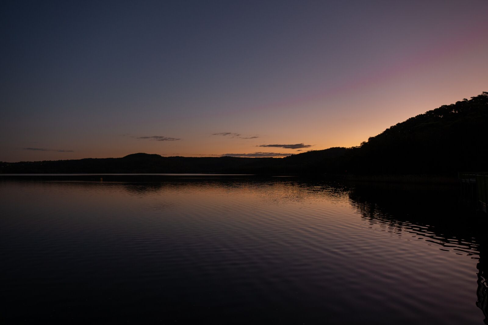 Sony a6300 + Sigma 16mm F1.4 DC DN | C sample photo. Sunset, lake, sky photography
