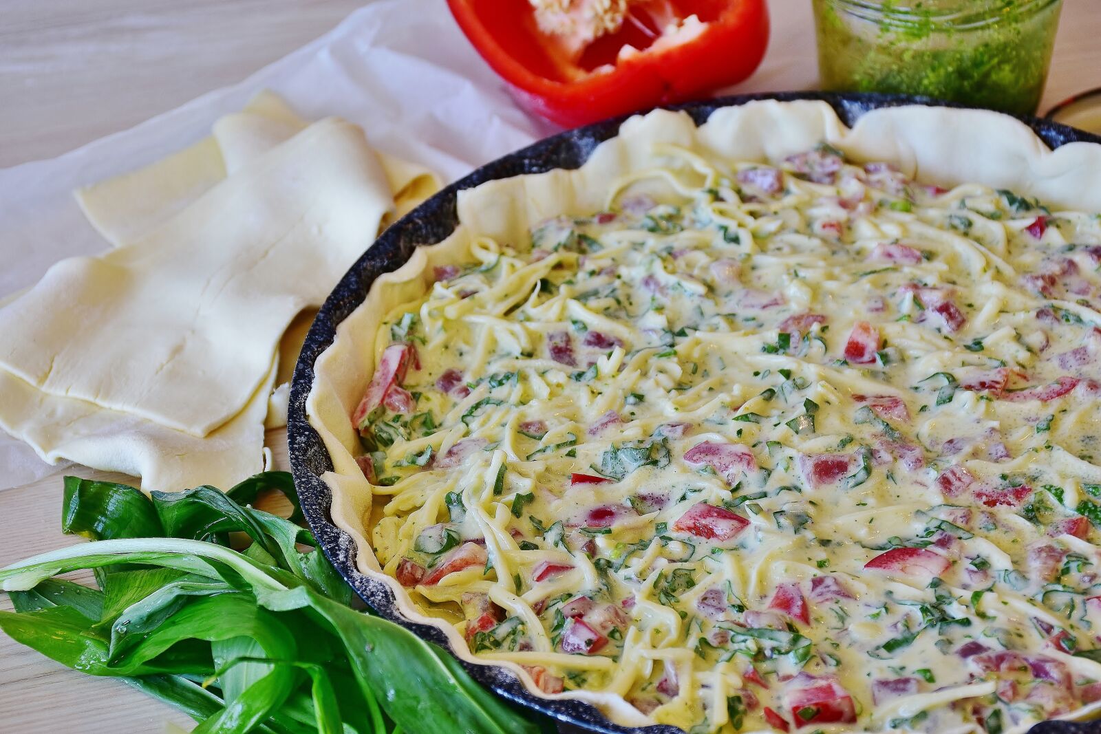 Nikon D7200 sample photo. Quiche, puff pastry, bear's photography
