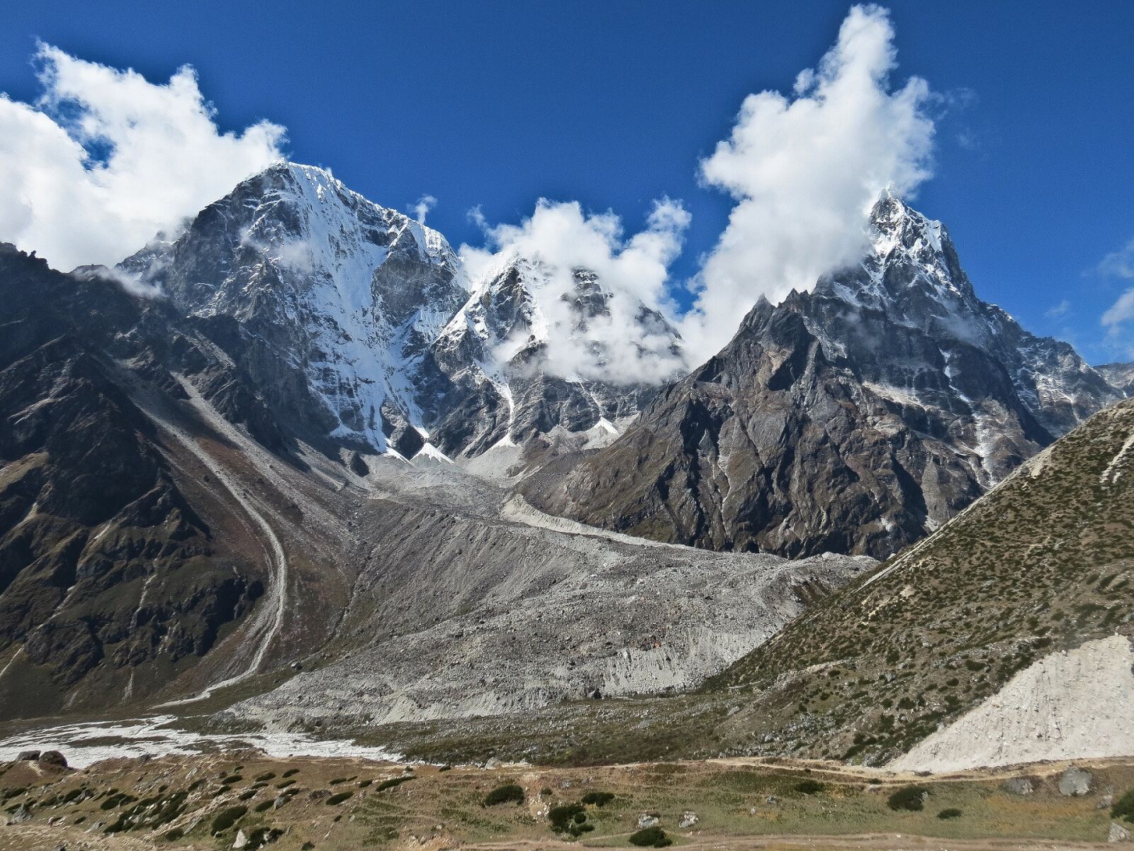 Canon PowerShot SX40 HS sample photo. Mountains, mount everest, base photography