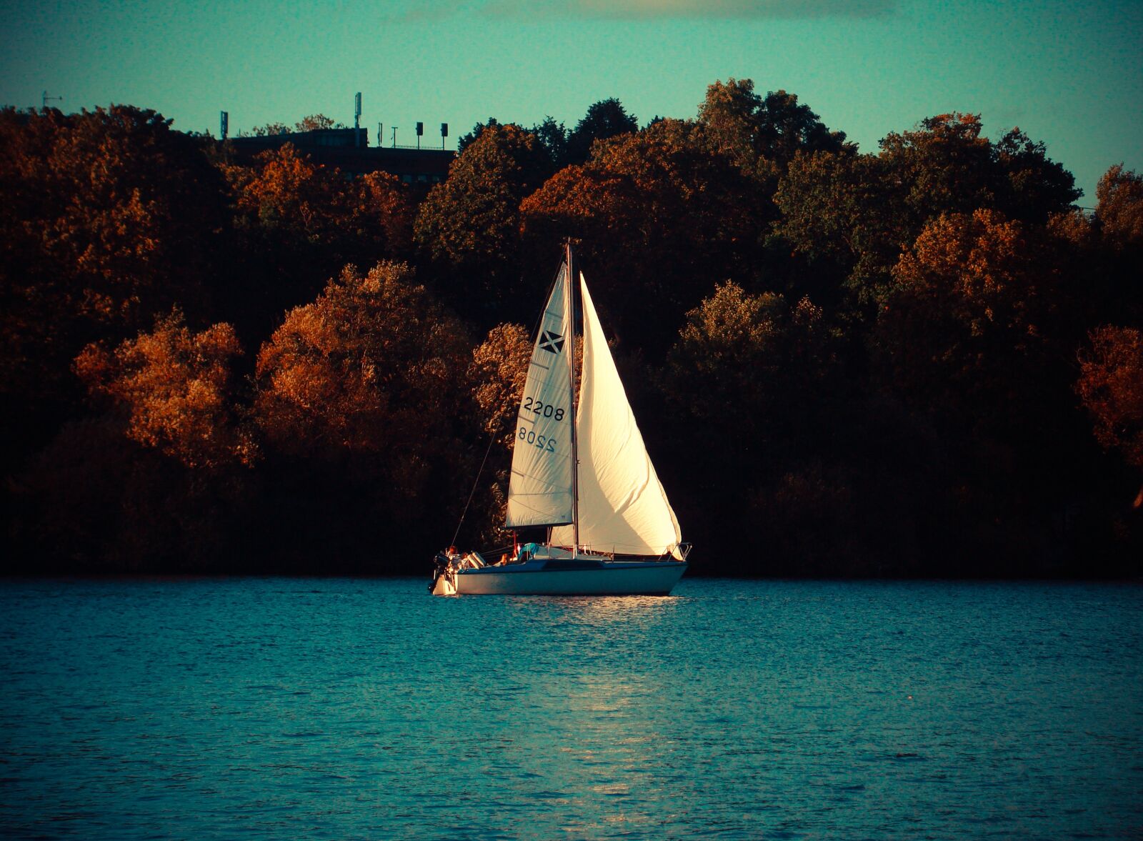 Sony Cyber-shot DSC-H50 sample photo. Sail, boat, nature photography