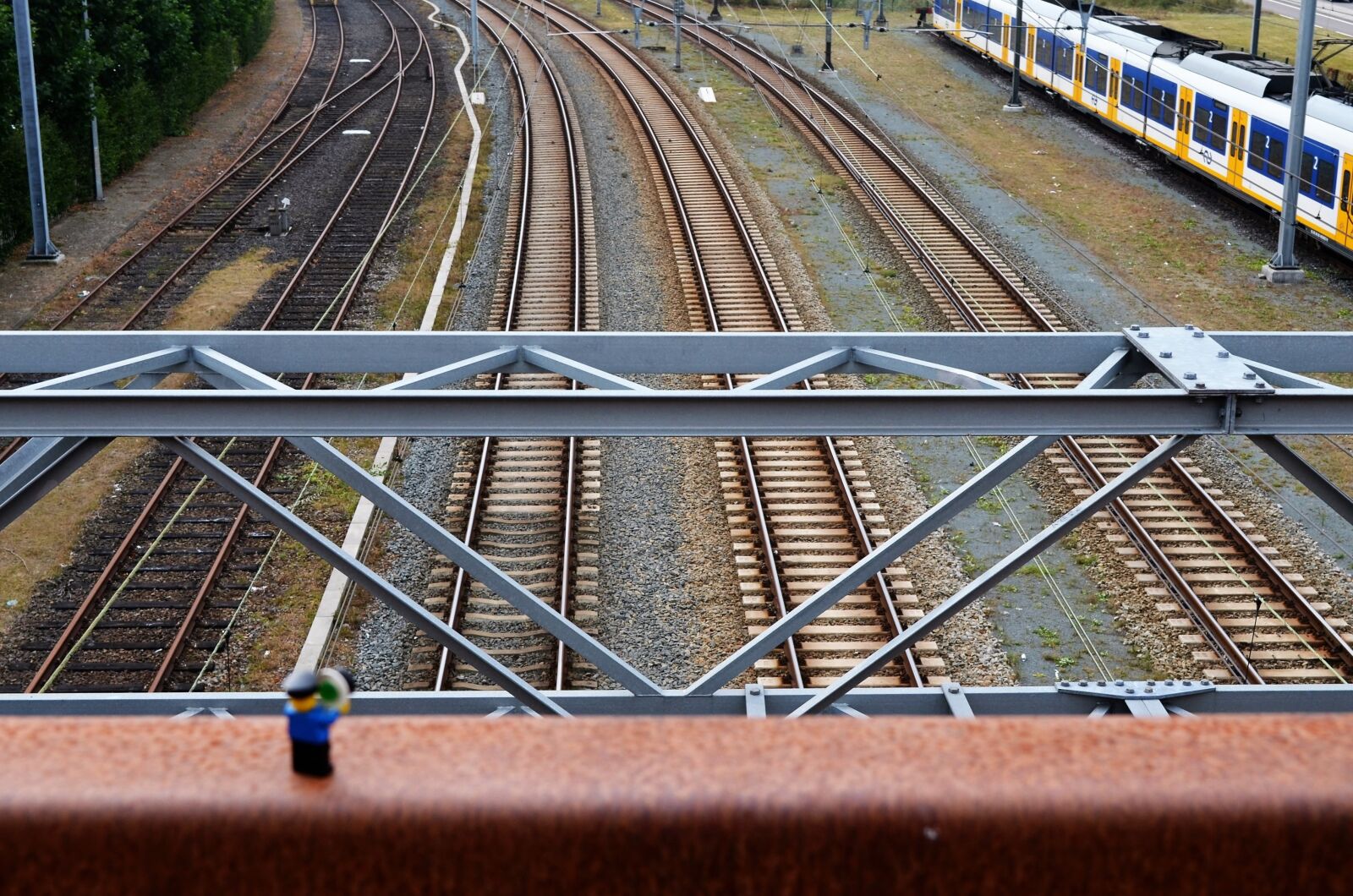 Nikon D5100 sample photo. Train, station, lego photography