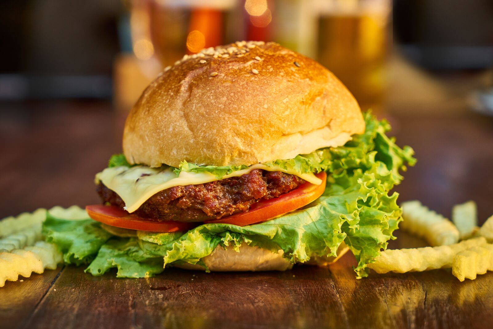Sony a7R II sample photo. Burger, meat, bread photography