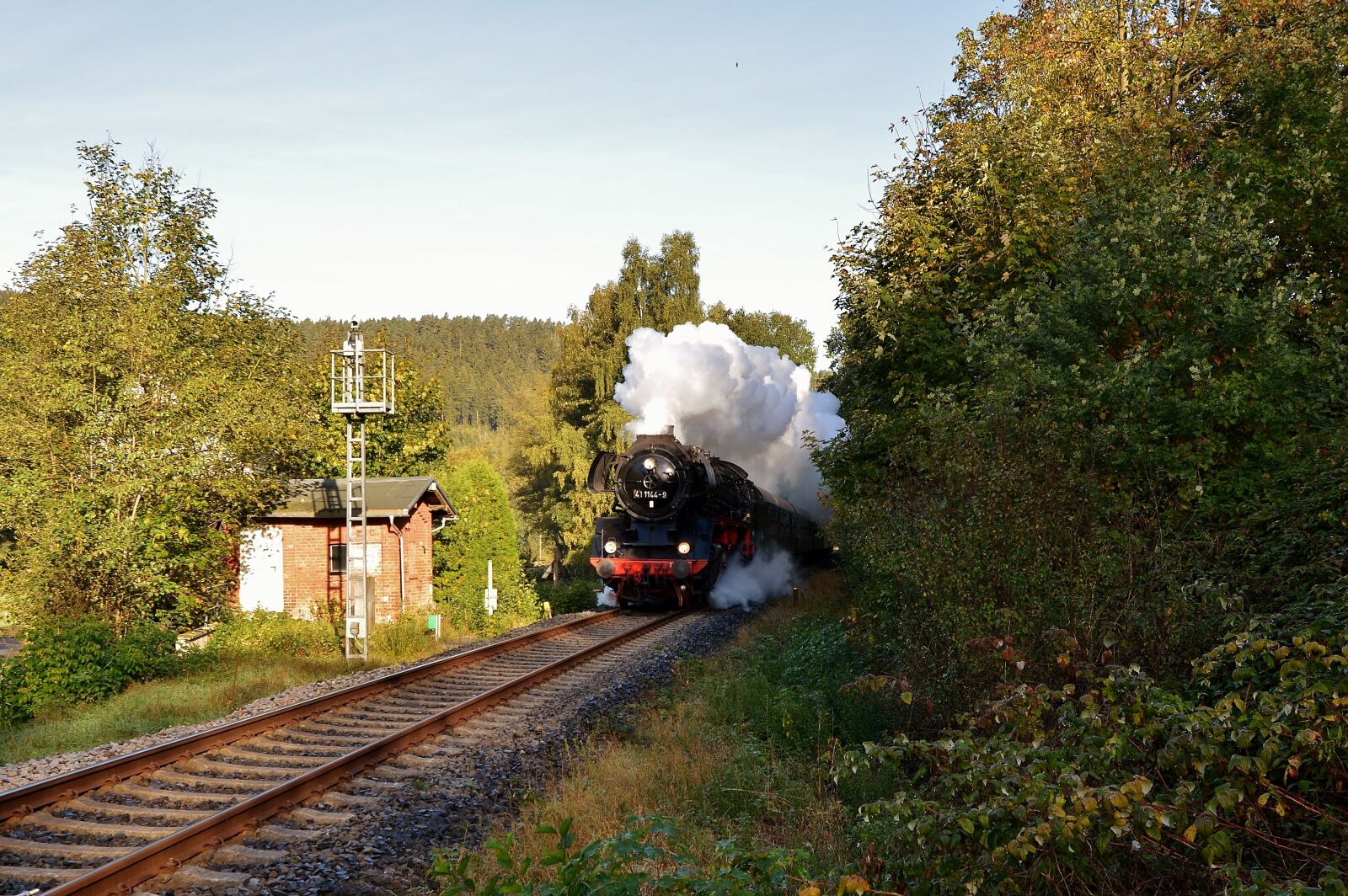 Nikon D5200 sample photo. Nostalgic, steam locomotive, elstertal photography
