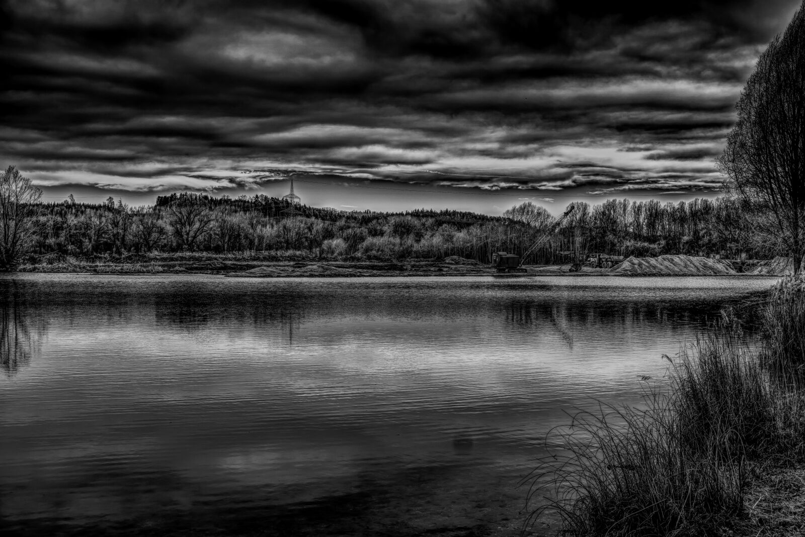 Sigma 30mm F2.8 EX DN sample photo. Dramatic, lake, clouds photography