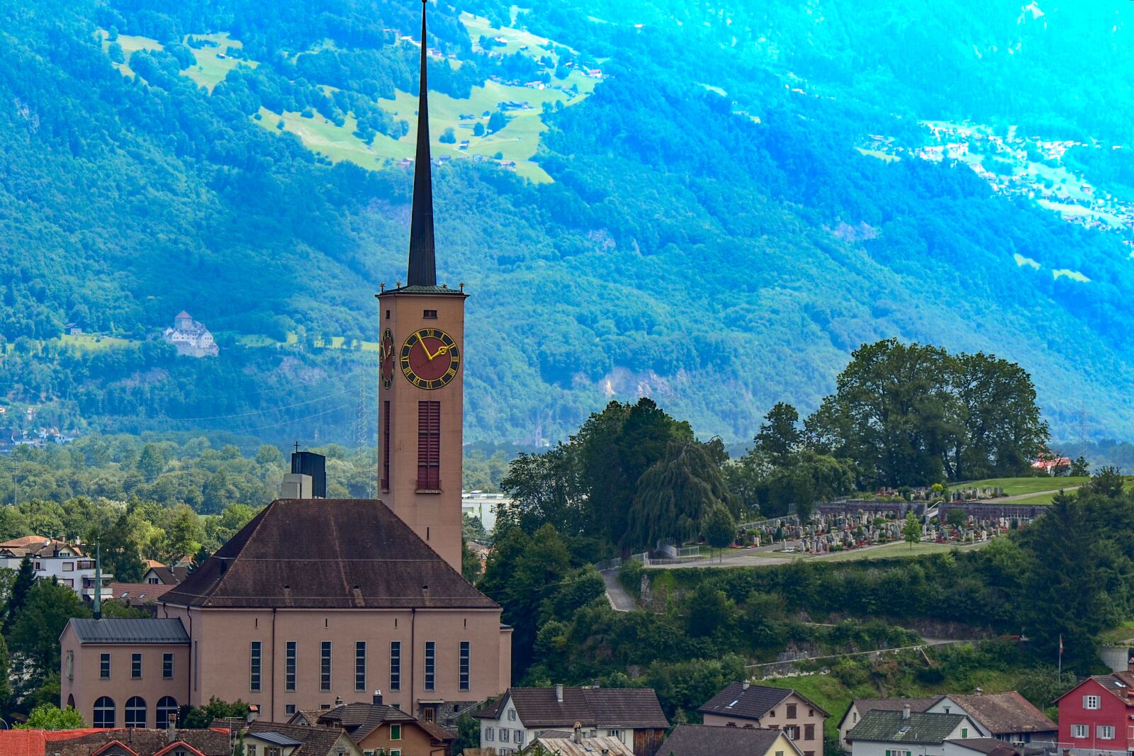 Nikon D3100 sample photo. Church, cemetery, building photography