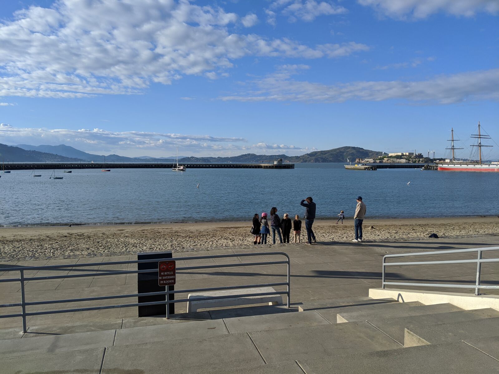 Google Pixel 3 XL sample photo. San francisco, water, clouds photography