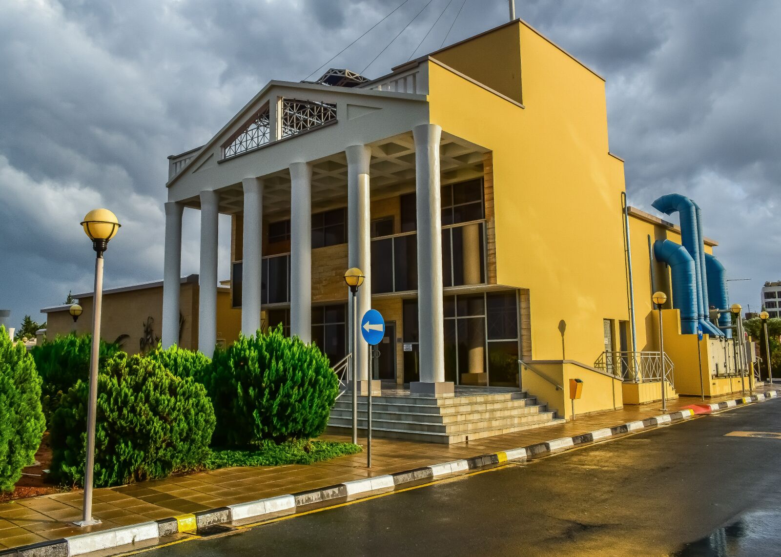 Nikon D3300 sample photo. Famagusta cultural centre, building photography