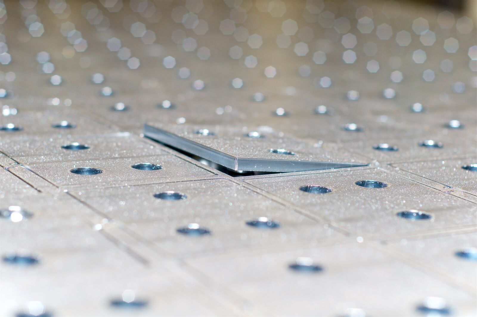 Nikon D90 sample photo. Sheet metal, laser cut photography