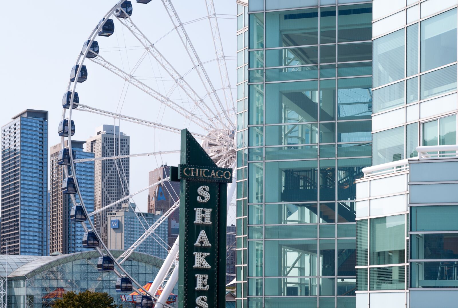 Nikon D90 sample photo. Ferris wheel, navy pier photography