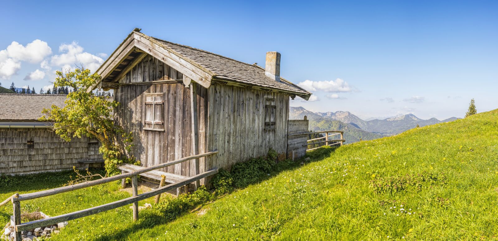Sony a6300 + Sigma 30mm F2.8 EX DN sample photo. Alpine, mountains, hut photography
